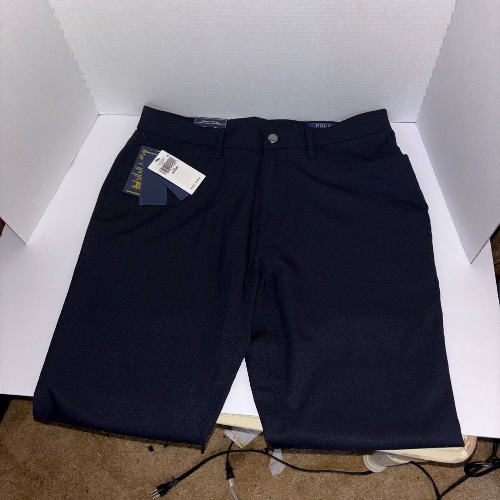 Ralph Lauren Blue Flat Front Shorts